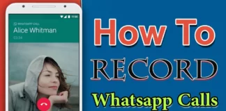 How to Record WhatsApp Call Automatic