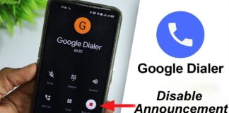 How to disable call recording announcement off