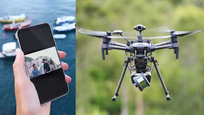 mobile to drone video conversion app